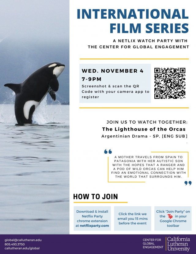 International Film Series - Netflix Watch Party