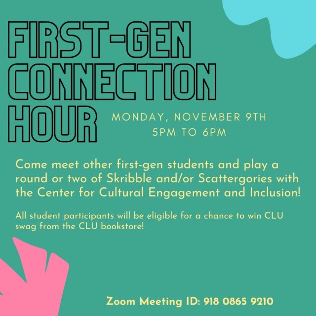 First-Gen Connection Hour