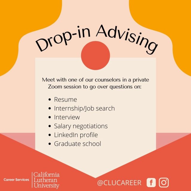 Drop-in Advising