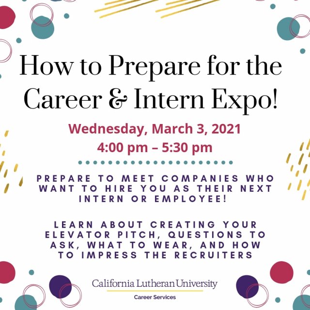 How to Prepare for the Virtual Career and Intern Expo