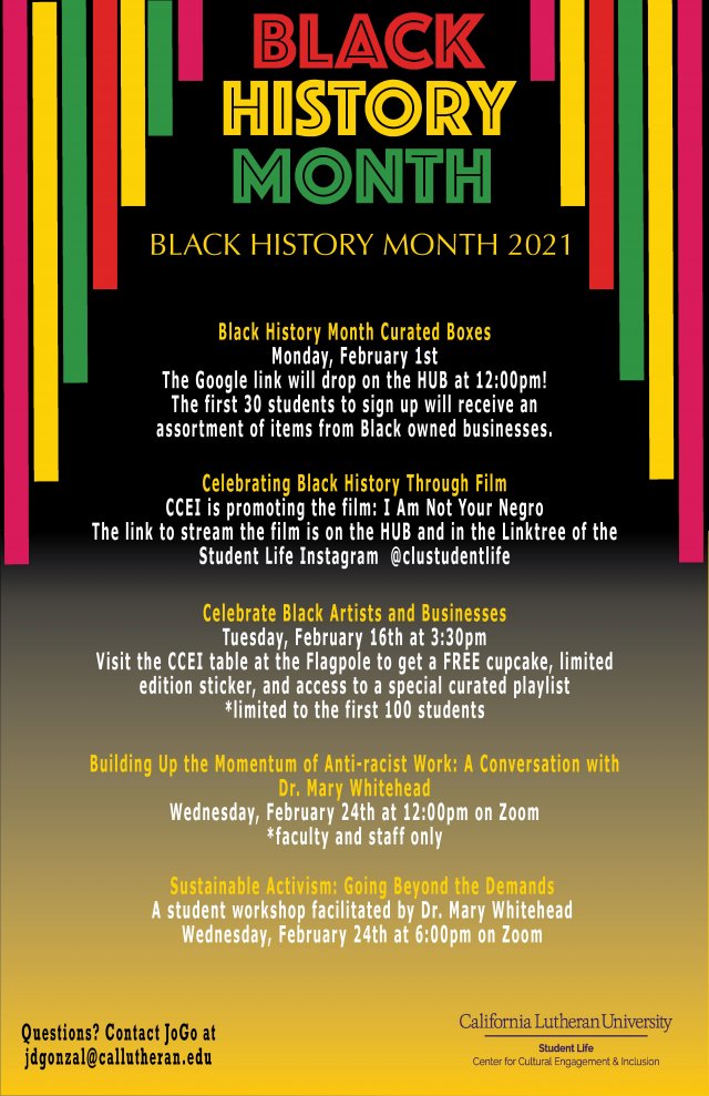 CCEI Celebrates: Black History Month 2021!