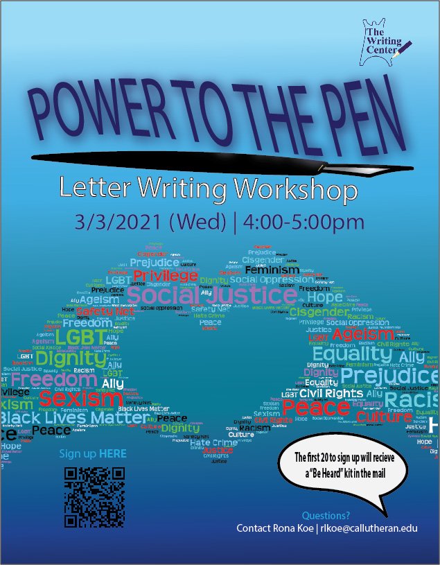 Power to the Pen Letter Writing Workshop