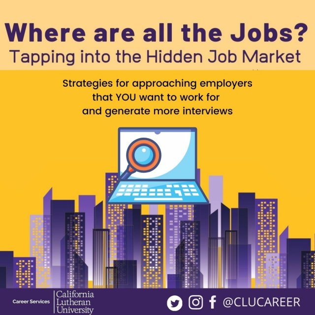  Where are all the Jobs? Tapping into the Hidden Job Market