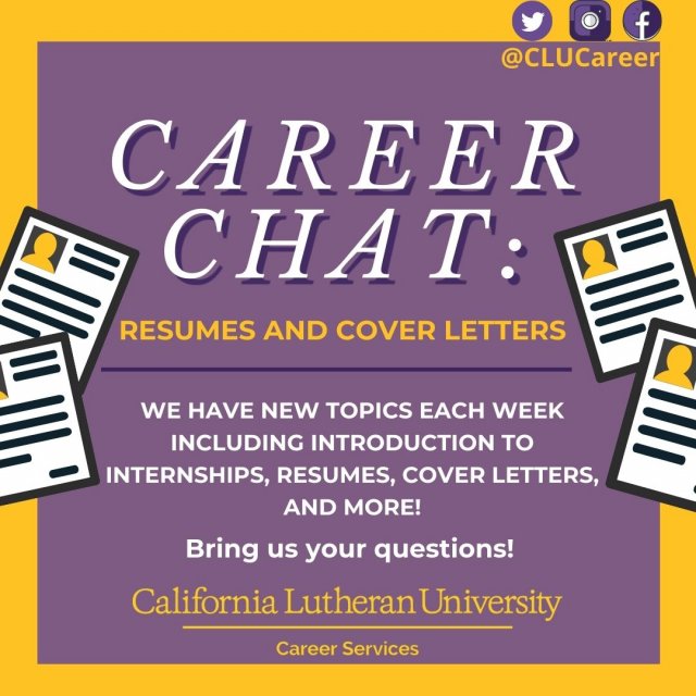 Career Chat - Resumes and Cover Letters