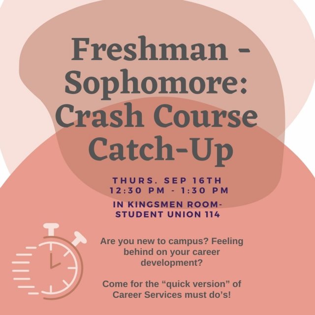 Freshman - Sophomore: Crash Course Catchup