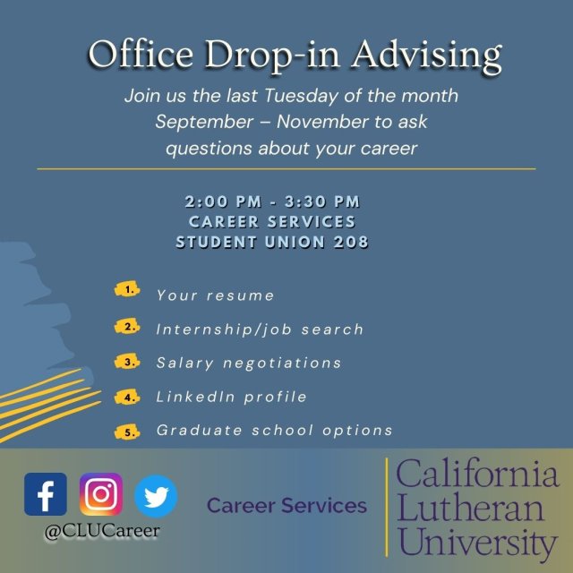 Office Drop-in Advising