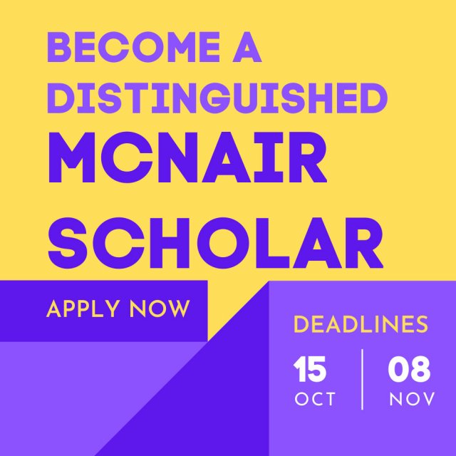 McNair Scholars Info Session