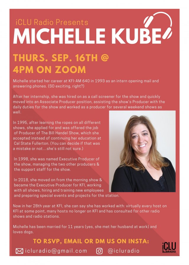 iCLU Presents Michelle Kube