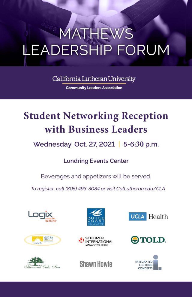 Beverage and Appetizer Networking Reception