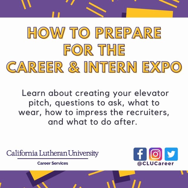  How to Prepare for the Career and Intern Expo