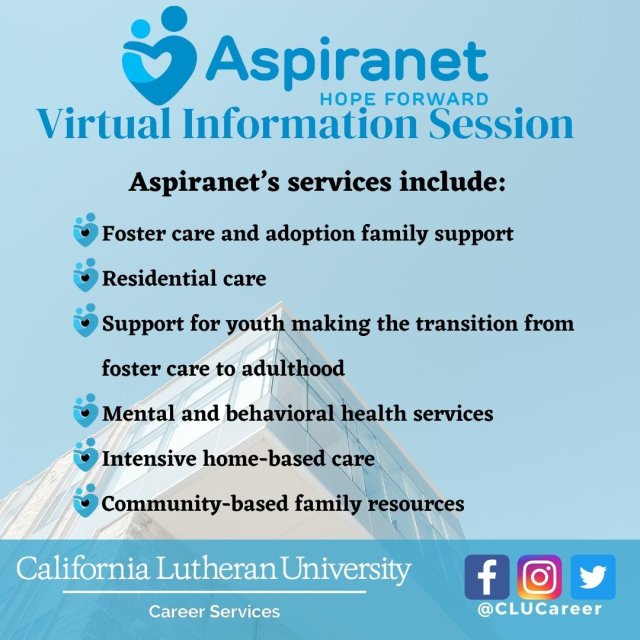 Aspiranet Virtual Information Session