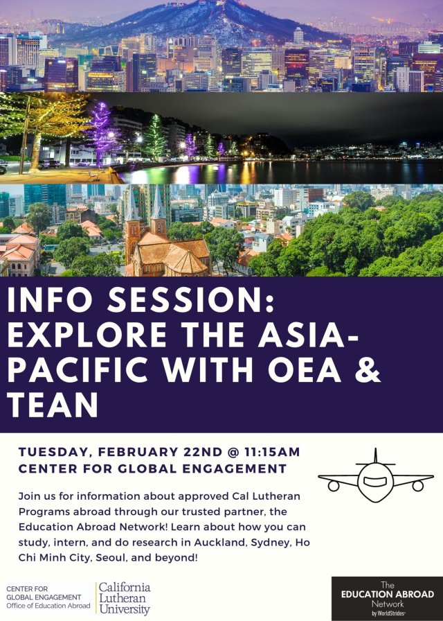 Info Session: Explore the Asia-Pacific with OEA & TEAN