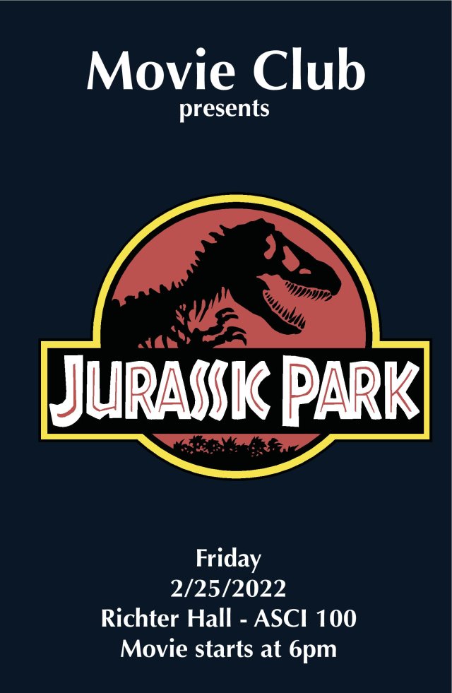 Movie Club Presents Jurassic Park!