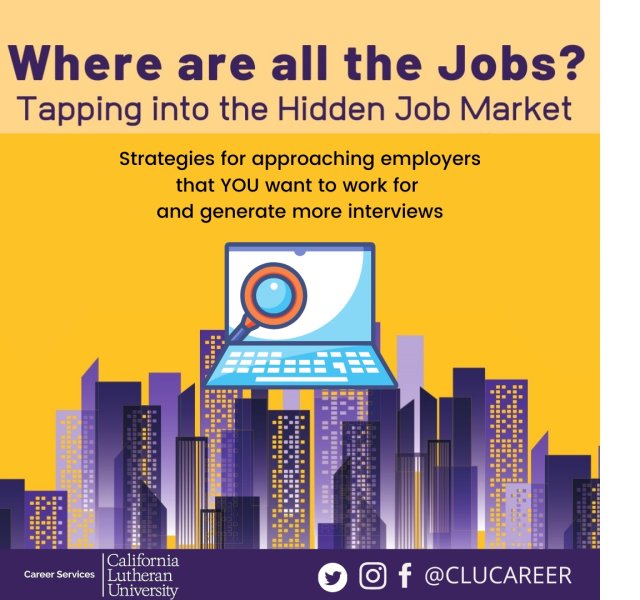 Where are all the Jobs? Tapping into the Hidden Job Market Cal Lutheran