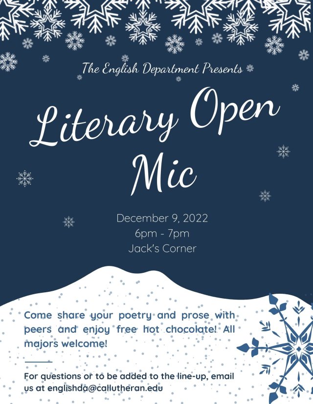 Literary Open Mic