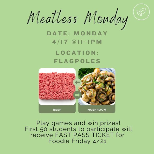 Earth Week: Meatless Monday