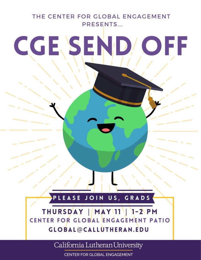 CGE Send Off Let's Celebrate our Graduates Together! Commencement