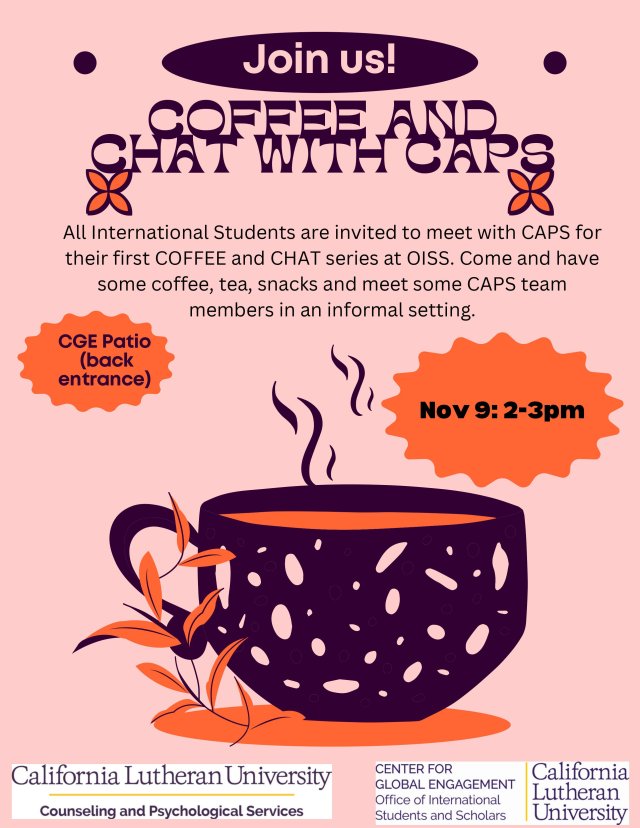 Coffee and Chat with CAPS