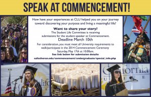 Commencement Speaker Submissions