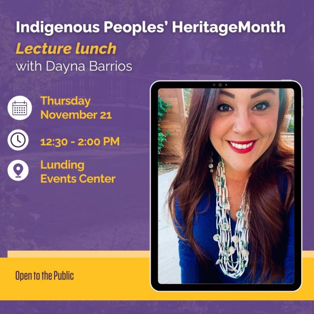 Indigenous Peoples' Heritage Month Lecture Lunch