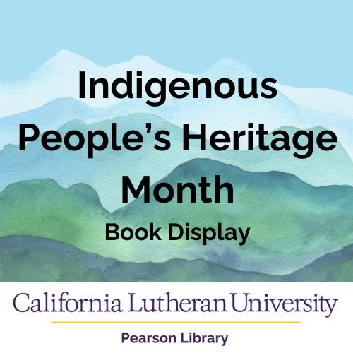 Indigenous Peoples' Heritage Month Book Display