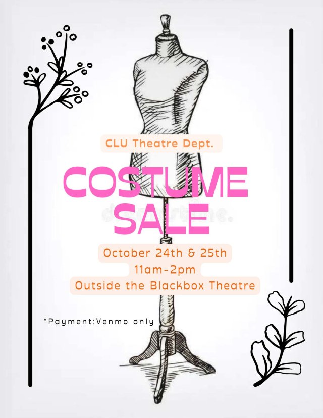 Costume Sale Extravaganza