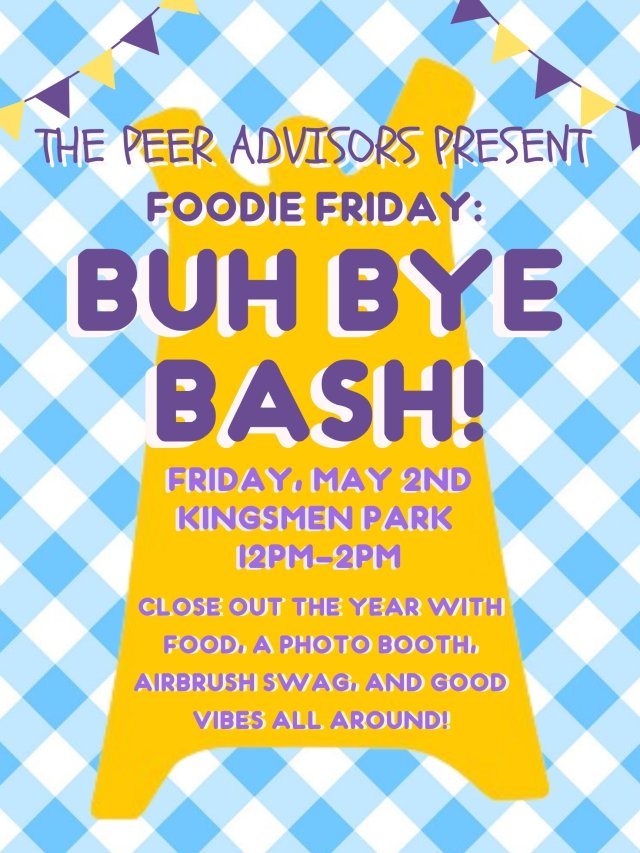 Foodie Friday - Buh Bye Bash! 