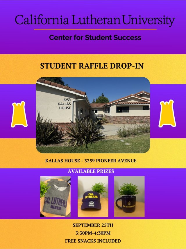 Student Raffle Drop-In