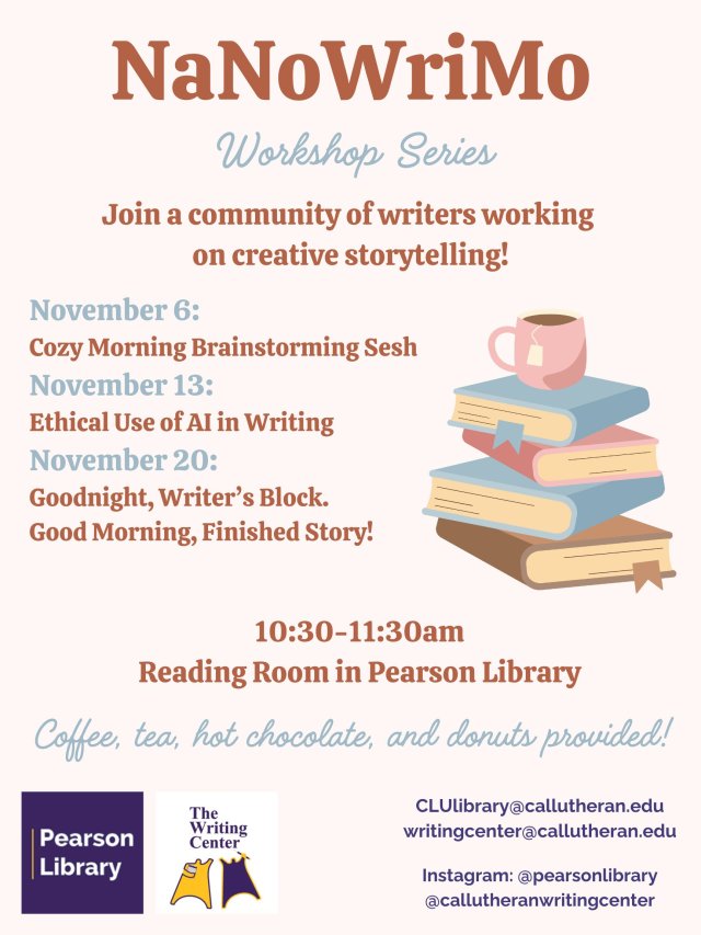 NaNoWriMo Workshop Series