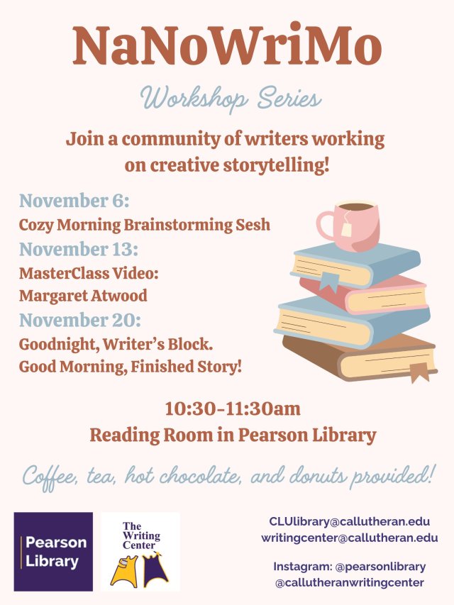 NaNoWriMo Workshop Series