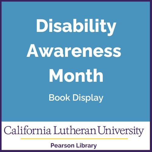 Disability Awareness Month Display