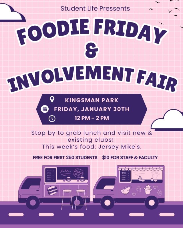 Foodie Friday & Spring Involvement Fair