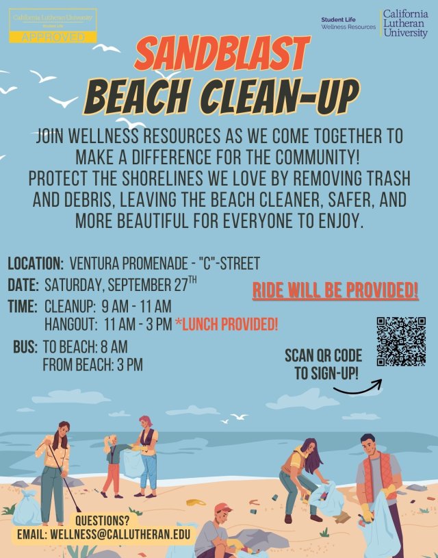Sandblast Beach Clean-Up
