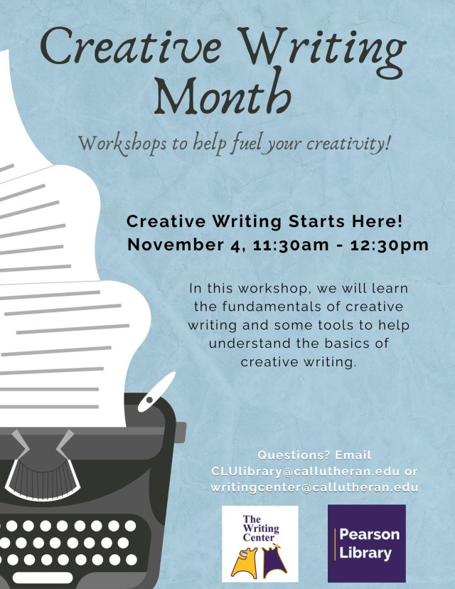 Creative Writing Starts Here!