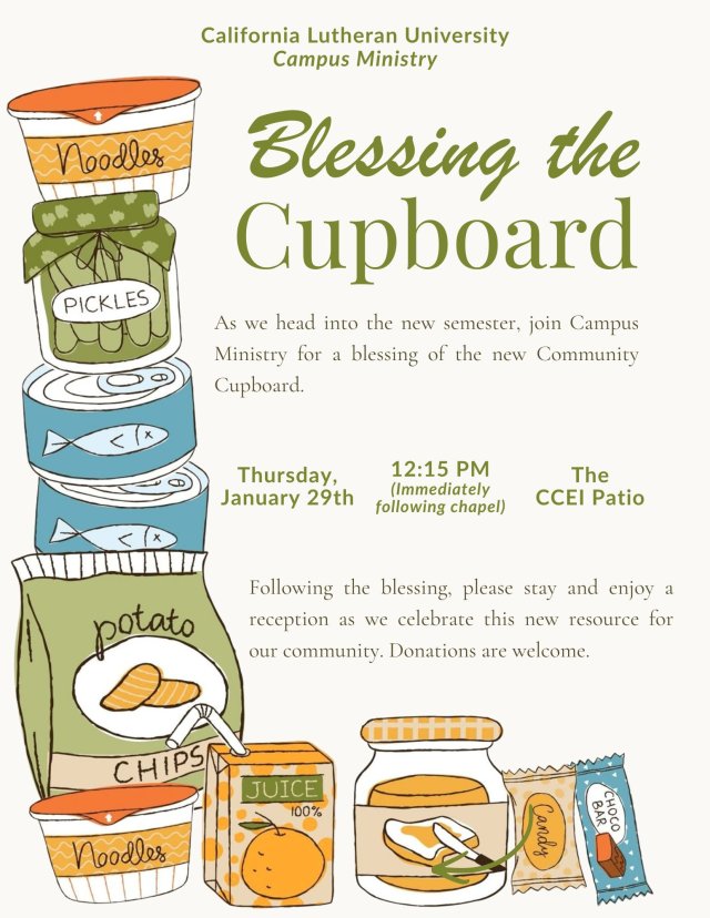 Blessing the Cupboard