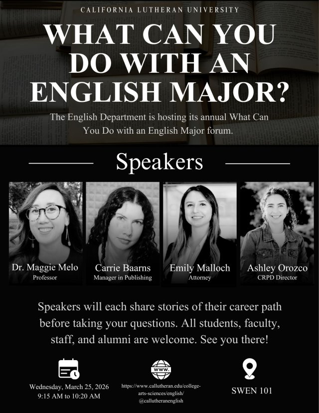 What Can You Do With An English Major?