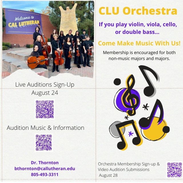 CLU Orchestra Auditions