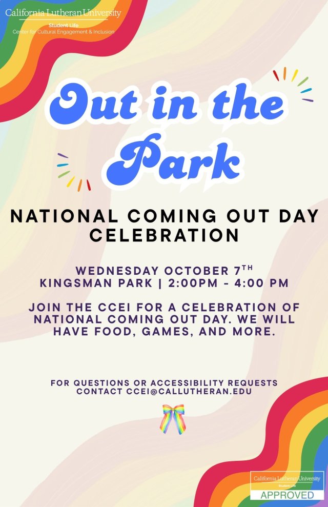 Out in the Park: National Coming Out Day 