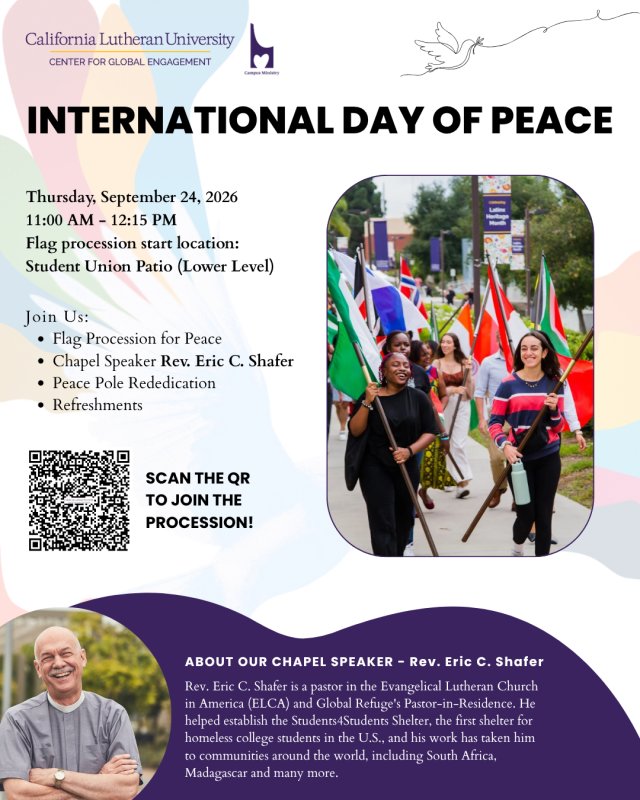 International Day of Peace: Invest in Peace For Everyone, Everywhere, Every Day!