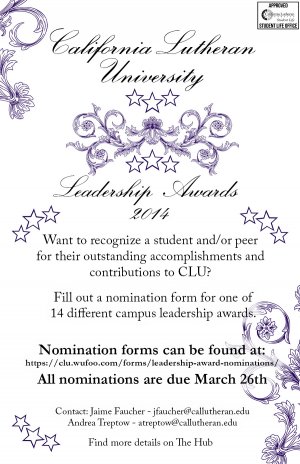 Leadership Award Nominations 