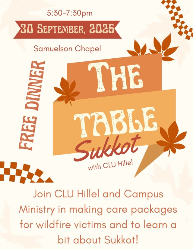 The Table- Service and Sukkot