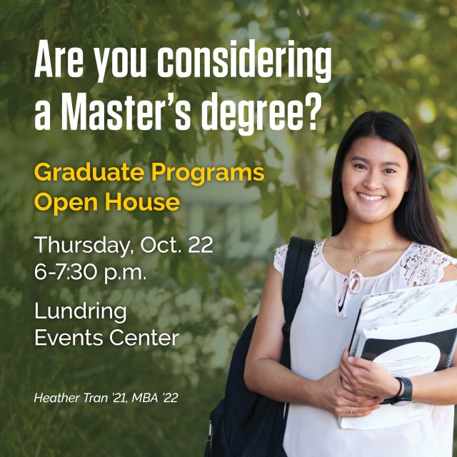 Graduate Programs Open House