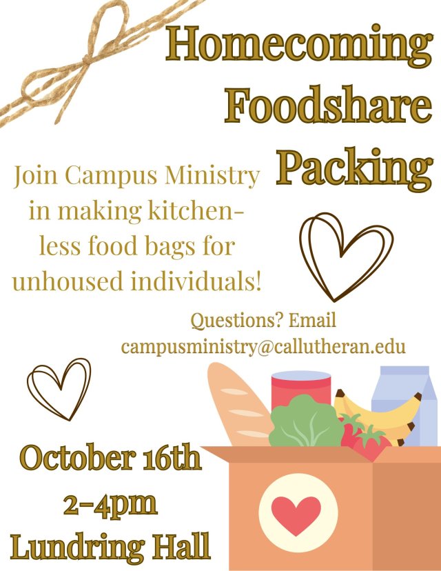 Homecoming Foodshare Packing