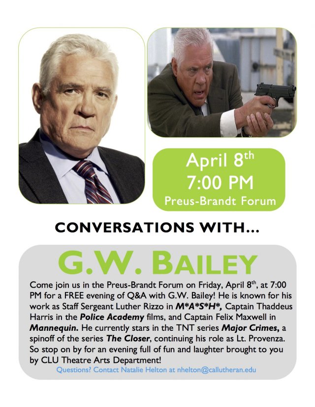 Conversations With G.W. Bailey