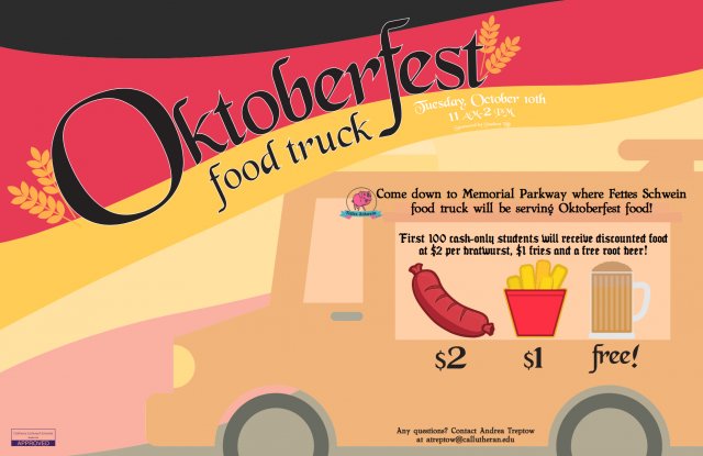 Student Life Food Truck Pop Up: Oktoberfest