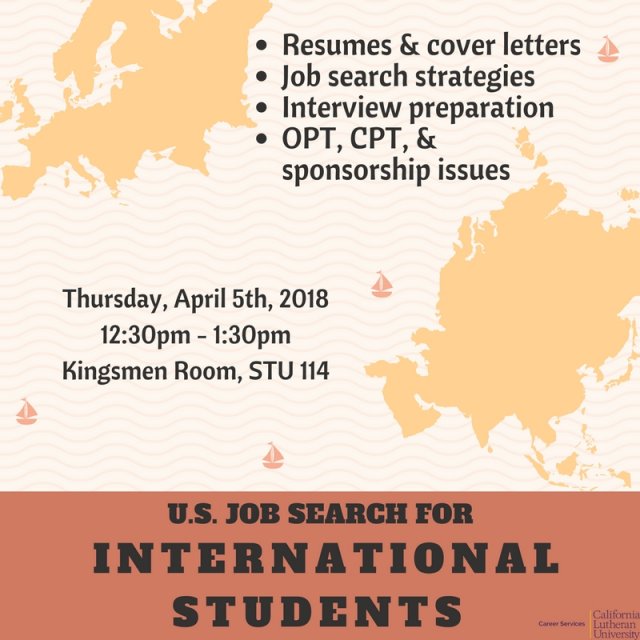 U.S. Job Search for Internationals