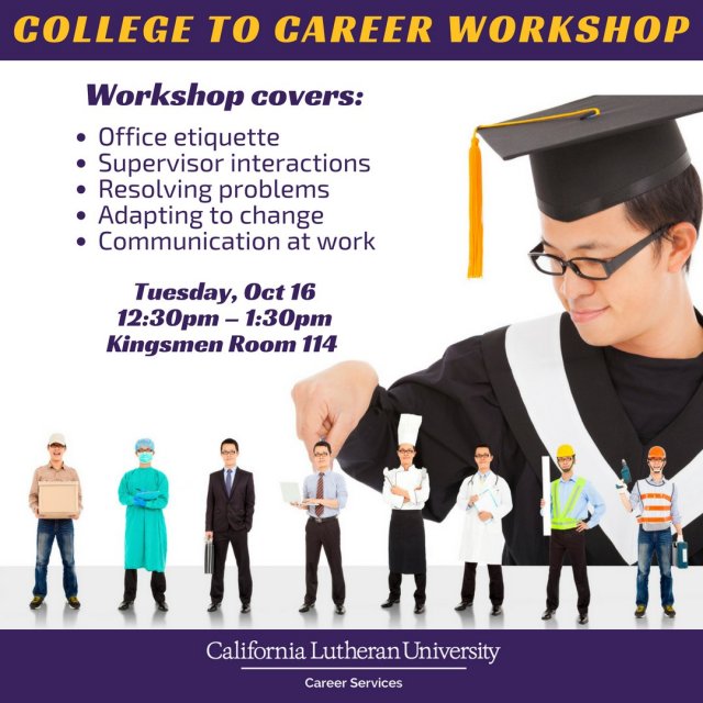 College to Career Workshop