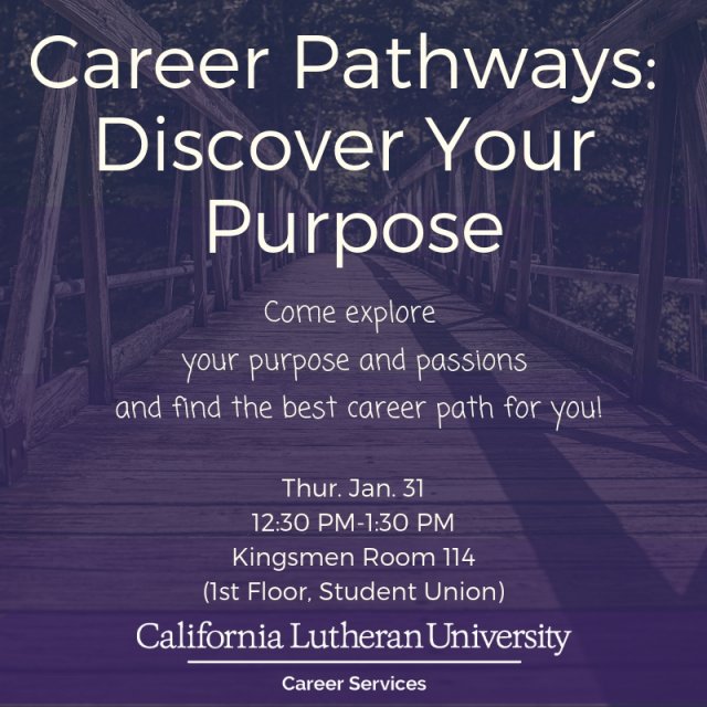 Career Pathways: Discover Your Purpose