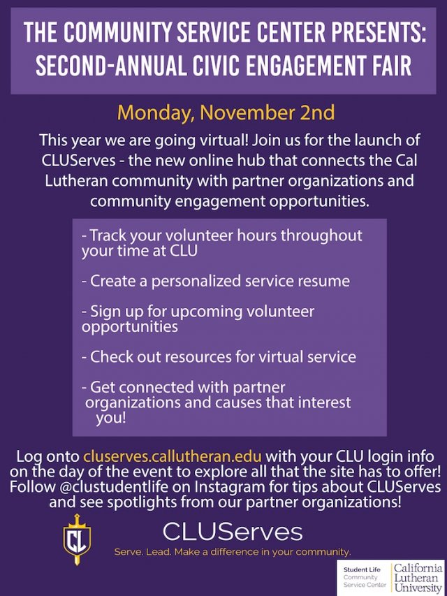 Virtual Civic Engagement Fair