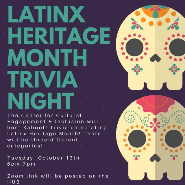 Latinx Heritage Month Trivia Night!